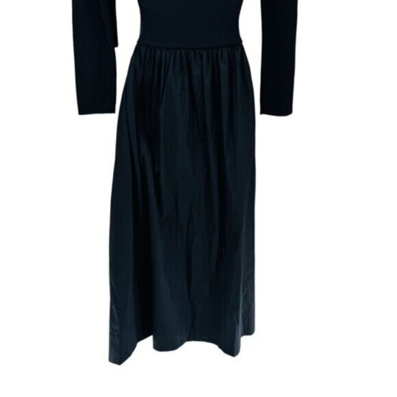 Tuckernuck | NEW Black Clea Off-the-shoulder Stretch-knit Maxi Dress Size XS - Picture 9 of 10